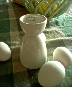 Anglophilia can take many forms. Observe Eggs-hibit A: the egg cup.